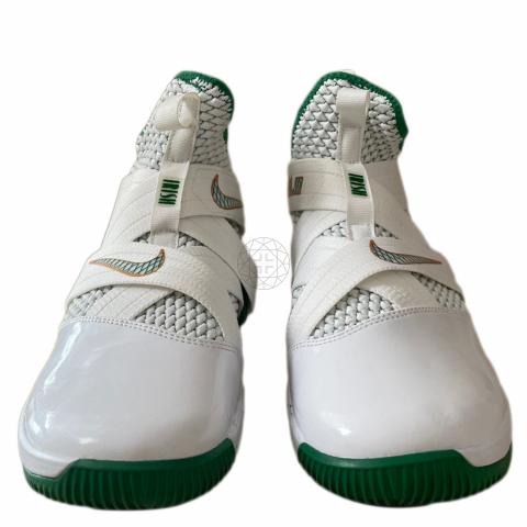 Lebron soldier 12 store green and white